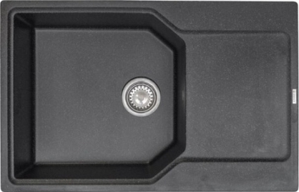 Мойка кухонная Kaiser KMM-5178/5078 BW Black&White матовая, прямоугольная, 78x51 см