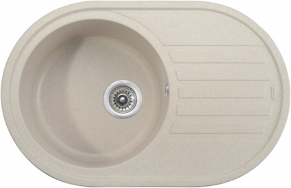 Мойка кухонная Kaiser KGM-7750-S песочная матовая, овальная, 77x50 см