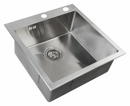 Мойка кухонная Zorg Inox RX RX-5151 брашированная, квадратная, 51x51 см