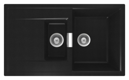 Мойка кухонная Schock Eton 60D пуро прямоугольная, с крылом, 86x51 см