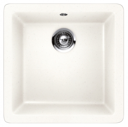 Мойка кухонная Schock Quadro 50 (N-100S) альпина матовая, прямоугольная, 45x43 см