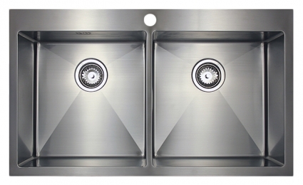 Мойка кухонная Seaman Eco Marino SMB-8851DS брашированная, прямоугольная, 88.5x51 см