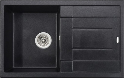 Мойка кухонная Kaiser KGM-7850-BP черный мрамор матовая, прямоугольная, 78x50 см