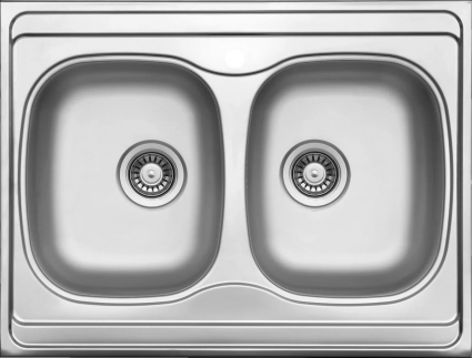 Мойка кухонная TopZero Standart STM800.600.20 матовая, квадратная, 80x60 см