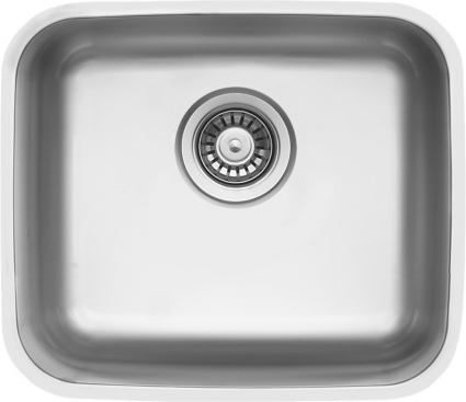 Мойка кухонная TopZero Undermount D420.GT8K глянцевая, прямоугольная, 46x38 см