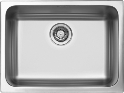 Мойка кухонная TopZero Lotus LTP610.457 глянцевая, овальная, 61x45.7 см