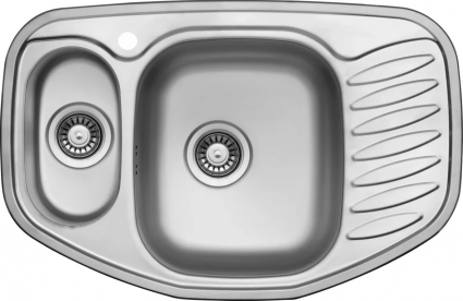 Мойка кухонная TopZero Comfort COP776.507.15 глянцевая, многоугольная, 77.6x50.7 см