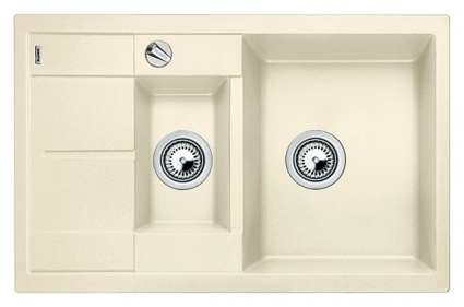 Мойка кухонная Blanco Metra 6 S Compact жасмин прямоугольная, с крылом, 78x50 см