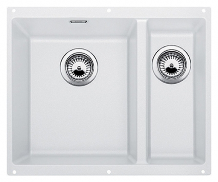 Мойка кухонная Blanco Subline 340/160 U белый прямоугольная, 55.5x46 см