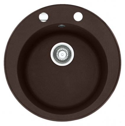 Мойка кухонная Franke Ronda ROG 610-41 шоколад круглая, 51x51 см