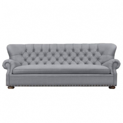 Диван RESTORATION HARDWARE Черчиль с обивкой из льна, с подлокотниками, без подушек