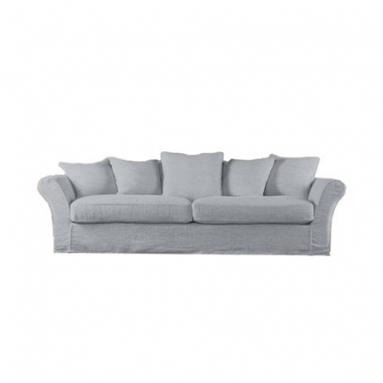 Диван RESTORATION HARDWARE Рокет с обивкой из бельгийского вельвета, с подлокотниками, с подушками