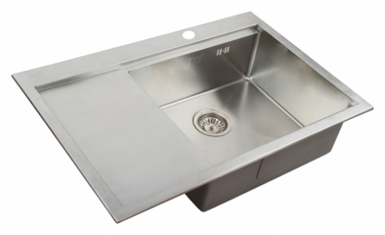 Мойка кухонная Zorg Master R MODUS ZM R-7852-R брашированная, прямоугольная, 78x52 см