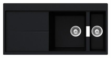 Мойка кухонная Schock Horizont 60D (D-150) магма (интегрированная) прямоугольная, с крылом, 100x50 см