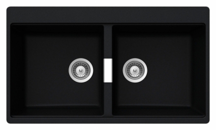 Мойка кухонная Schock Horizont 90 (N-200) магма (интегрированная) прямоугольная, 86x50 см