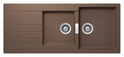 Мойка кухонная Schock Signus 80D (D-200) монако прямоугольная, с крылом, 116x50 см