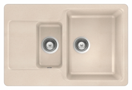 Мойка кухонная Schock Cambridge 60D саббиа матовая, прямоугольная, 77x51 см