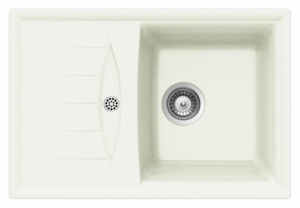 Мойка кухонная Schock Genius 45D Small (D-100S) альпина матовая, прямоугольная, 68x46 см