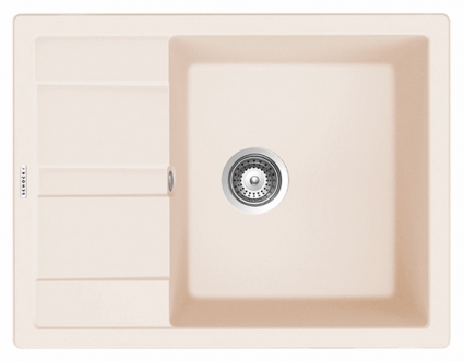 Мойка кухонная Schock Optima 50D эверест матовая, прямоугольная, 65x50 см