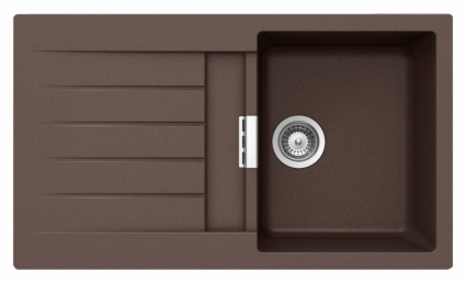 Мойка кухонная Schock Primus 45D (D-100) мокка матовая, прямоугольная, 86x50 см