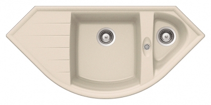 Мойка кухонная Schock Genius 90C (C-150) эверест матовая, многоугольная, 111.3x52 см