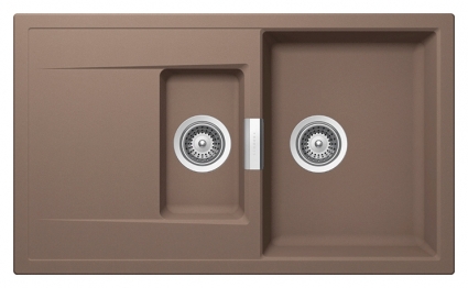 Мойка кухонная Schock Eton 60D монако прямоугольная, с крылом, 86x51 см