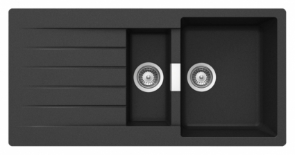 Мойка кухонная Schock Primus 60D (D-150) оникс матовая, прямоугольная, 100x50 см