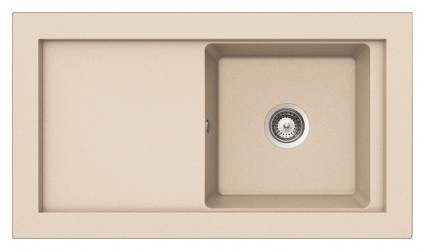 Мойка кухонная Schock Domus 45D (D-100) эверест матовая, прямоугольная, 92x52.5 см