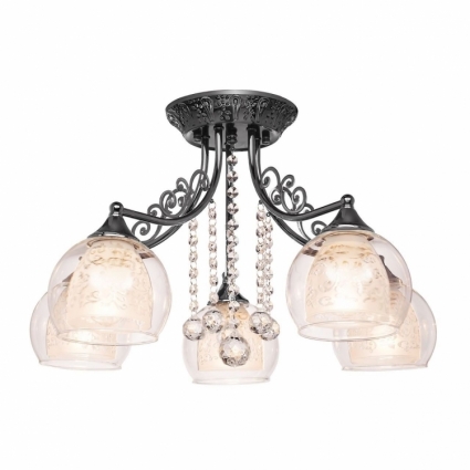 Потолочная люстра Silver Light Monnlight 133.59.5 в стиле арт-деко, цвет белый
