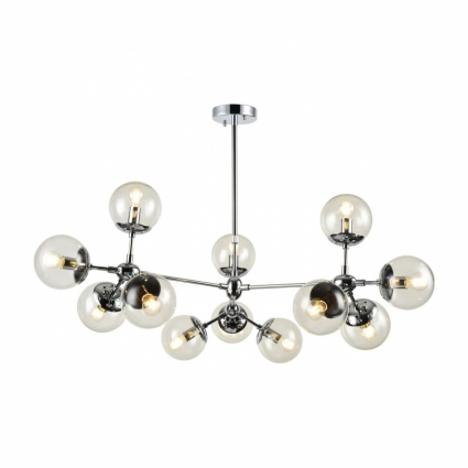 Подвесная люстра Arte Lamp A1664SP-12CC в стиле Хай-тек, цвет хром, мощность 720 Вт