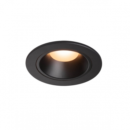 Встраиваемый светодионый светильник SLV Numinos S DL 1003775 в современном стиле, цвет черный