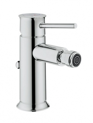 Смеситель для биде GROHE BauClassic с донным клапаном, однорычажный, хром