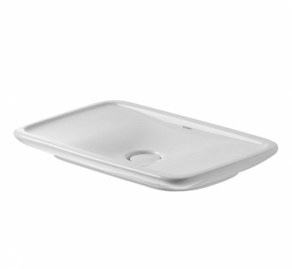 Раковина накладная Duravit PuraVida 70 см цвет белый, на столешницу
