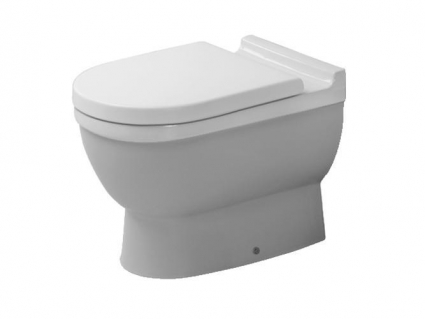 Унитаз приставной Duravit Starck 3  белый, овальный, антивсплеск, 37x56 см