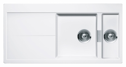 Мойка кухонная Schock Horizont 60D (D-150) поларис прямоугольная, с крылом, 100x50 см