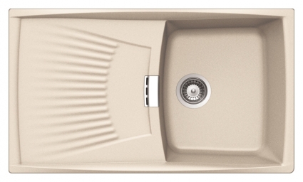Мойка кухонная Schock Venus 50D (D-100) эверест матовая, прямоугольная, 86.2x50.2 см