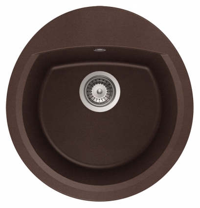 Мойка кухонная Schock Eclipse 45 мокка матовая, овальная, 47x49 см