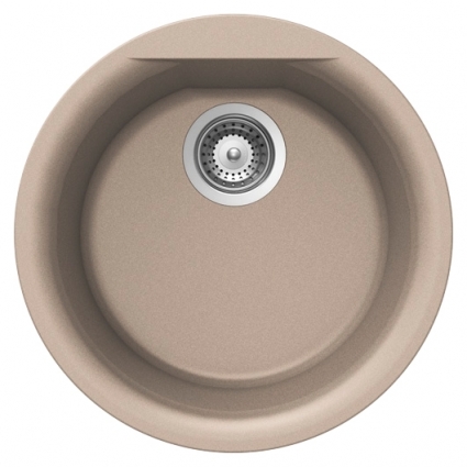 Мойка кухонная Schock Euro 40R (R-100) саббиа матовая, круглая, 43.5x43.5 см