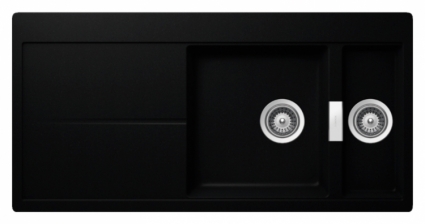 Мойка кухонная Schock Horizont 60D (D-150) пуро прямоугольная, с крылом, 100x50 см