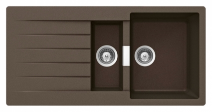 Мойка кухонная Schock Primus 60D (D-150) мокка матовая, прямоугольная, 100x50 см