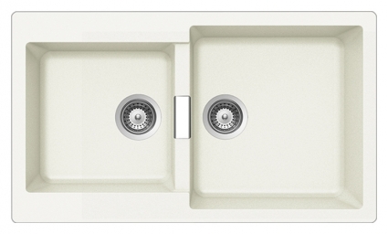Мойка кухонная Schock Primus 90 (N-200) альпина матовая, прямоугольная, 86x50 см