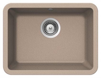 Мойка кухонная Schock Solido 60 (N-100) саббиа матовая, прямоугольная, 50.15x37.75 см