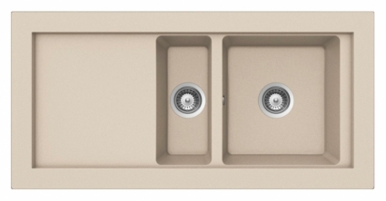Мойка кухонная Schock Domus 60D (D-150) эверест матовая, прямоугольная, 106x52.5 см
