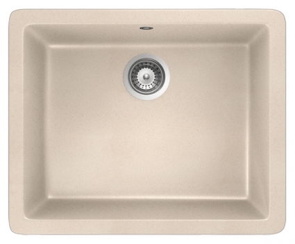 Мойка кухонная Schock Quadro 60 (N-100) эверест матовая, прямоугольная, 55x43 см