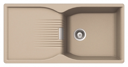 Мойка кухонная Schock Campus 60D Large (D-100L) саббиа матовая, прямоугольная, 100x50 см