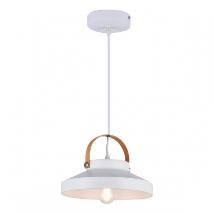 Подвесной светильник Toplight Wendi TL1225H-01WH в морском стиле, цвет белый