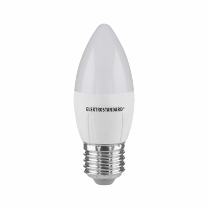 Лампа светодиодная Elektrostandard E27 6W 6500K матовая 4690389056413 цвет белый