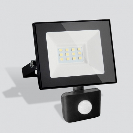 Прожектор светодиодный Elektrostandard Elementary 021 FL LED 10W 6500K IP44 4690389154706 в современном стиле, цвет черный