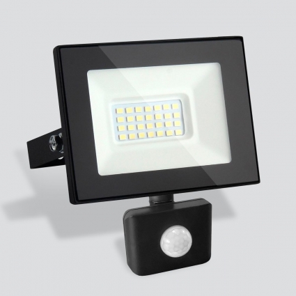 Прожектор светодиодный Elektrostandard Elementary 027 FL LED 30W 6500K IP44 4690389154782 в современном стиле, цвет черный