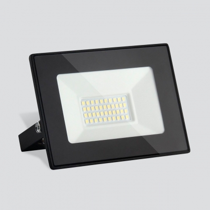 Прожектор светодиодный Elektrostandard Elementary 029 FL LED 50W 6500K IP65 4690389154805 в современном стиле, цвет черный